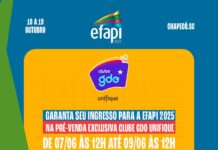 Efapi 2025: Comissão Organizadora divulga venda de ingressos